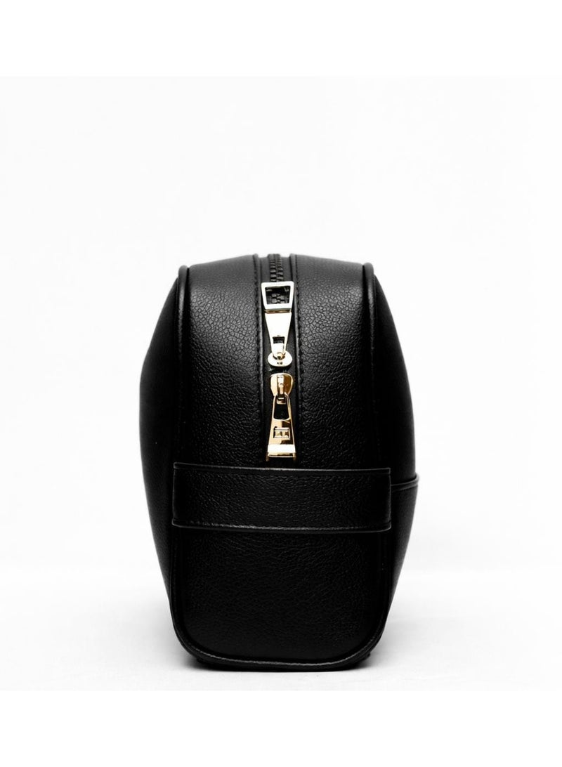 Hilfiger Denim Tommy Hilfiger Men's Essential Pebbled Texture Washbag – Black - Image 3